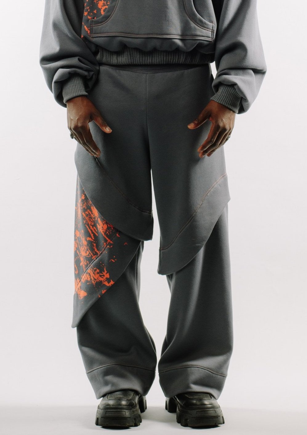 Printed Track Pants